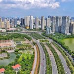 Khu vực phía Tây Hà Nội đã tạo ra một trục đô thị mới (Nguồn ảnh Tienphong)